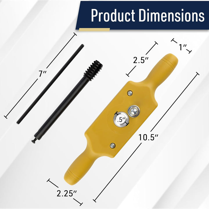 Kings County Tools Gewindebohrer- und Schneideisen-Set,1/2 Zoll Grösse,schneidet Aussen- und Innenge
