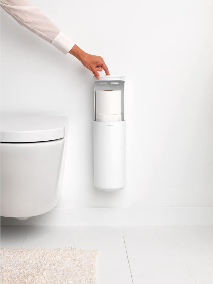 Brabantia - Mindset Toilettenrollenspender - Für 2 Ersatzrollen - Für alle Gängigen Rollengrössen -