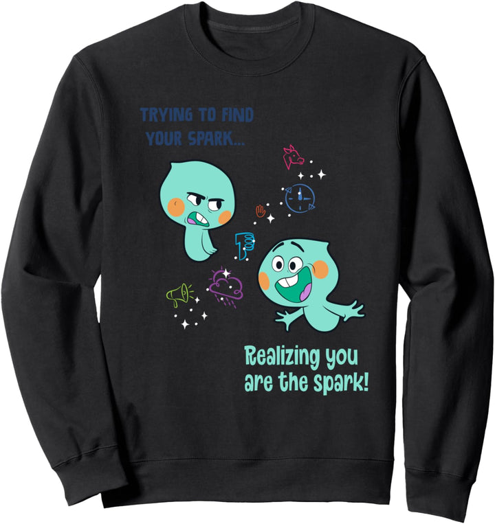 Disney PIXAR Soul 22 Trying to Find Your Spark Meme Sweatshirt