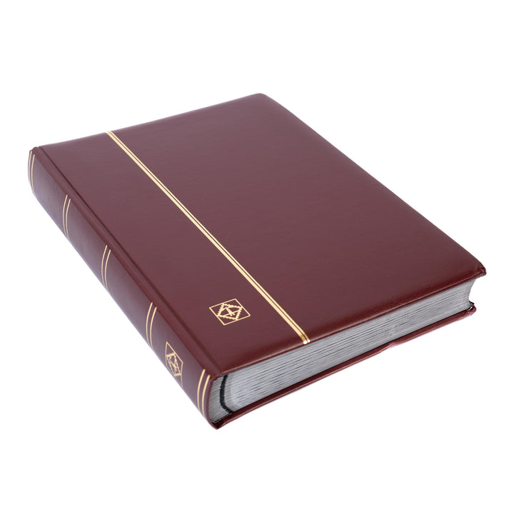 Leuchtturm 313944 Ordner DIN A4, 64 schwarze Seiten, Deckel, rot