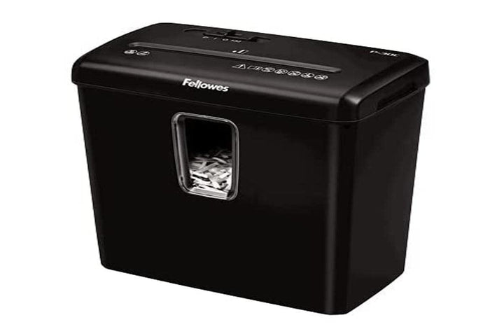 Fellowes 6008101 Powershred P-30C Aktenvernichter, Partikelschnitt, 22 cm, Schwarz