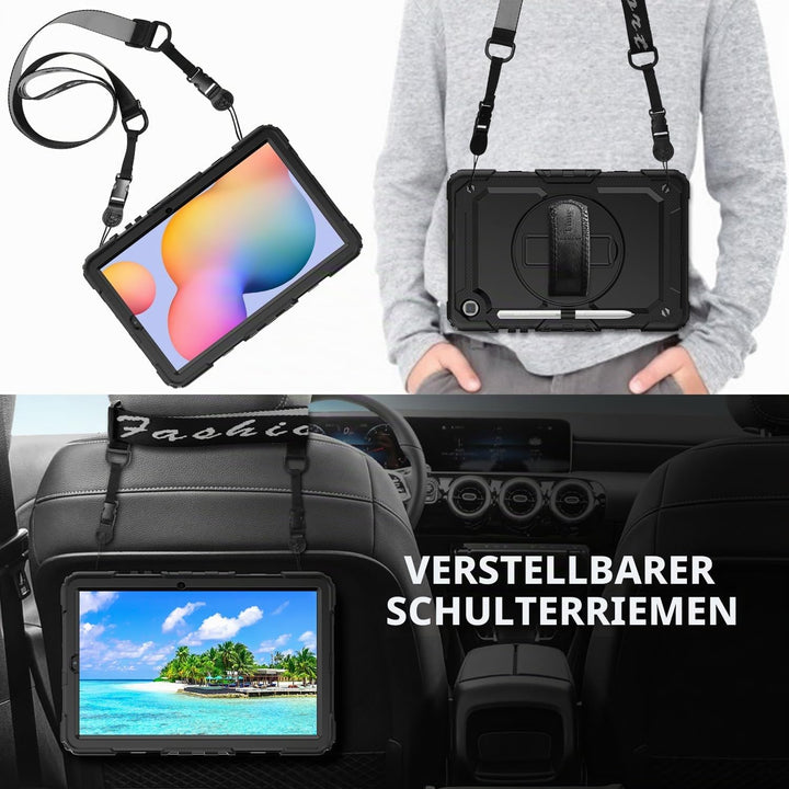 Timecity Tasche für Samsung Galaxy Tab S6 Lite, 10,4 Zoll 2024/2022/2020 mit Bildschirmschutz, Heavy