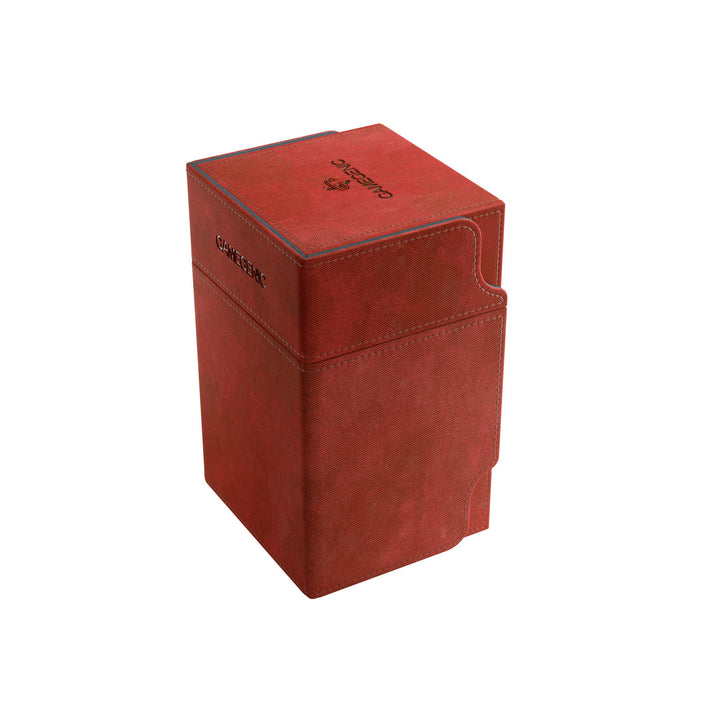 Gamegenic Watchtower 100-Card Convertible Deck Box, Red Rot, Rot