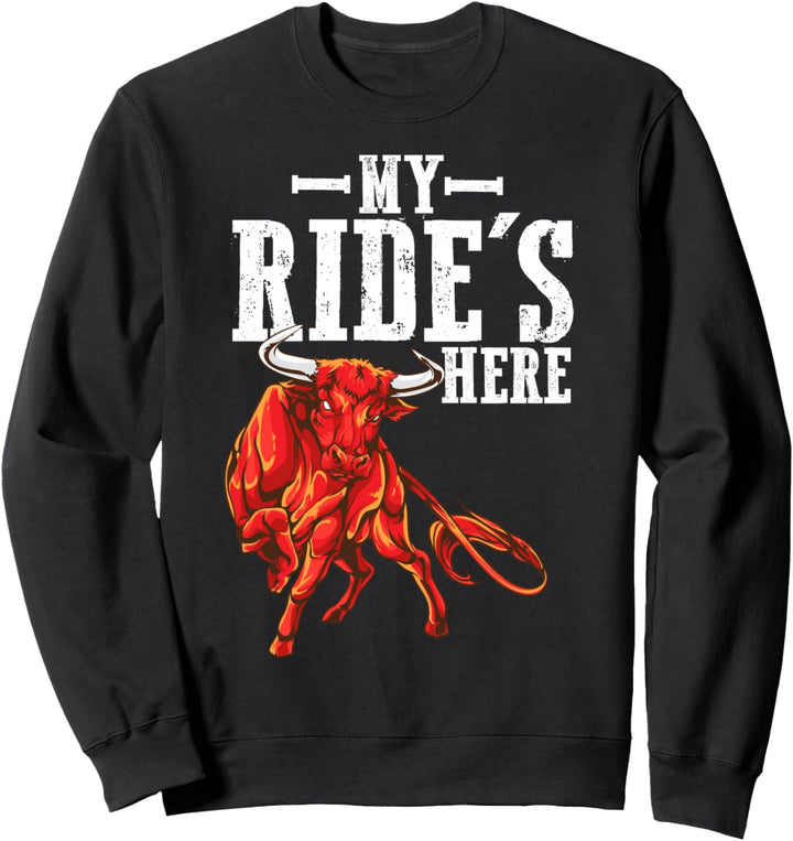 Bull Riding PBR Rodeo Bull Riders für Western Ranch Cowboys Sweatshirt