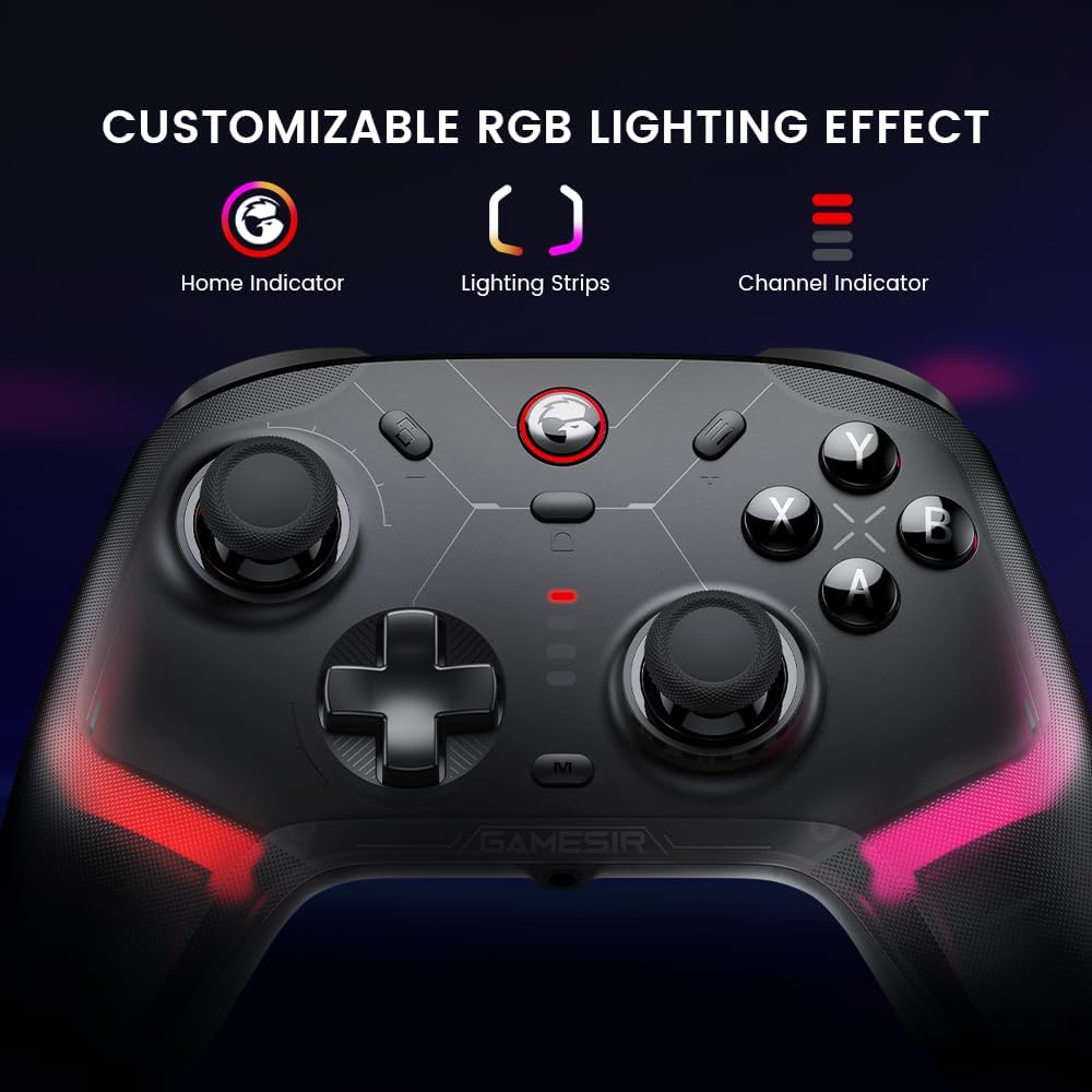 GameSir Cyclone 2 PC Controller Mag-Res TMR Sticks 1000Hz Report Rate Hall & Micro 2-in-1 Triggers R
