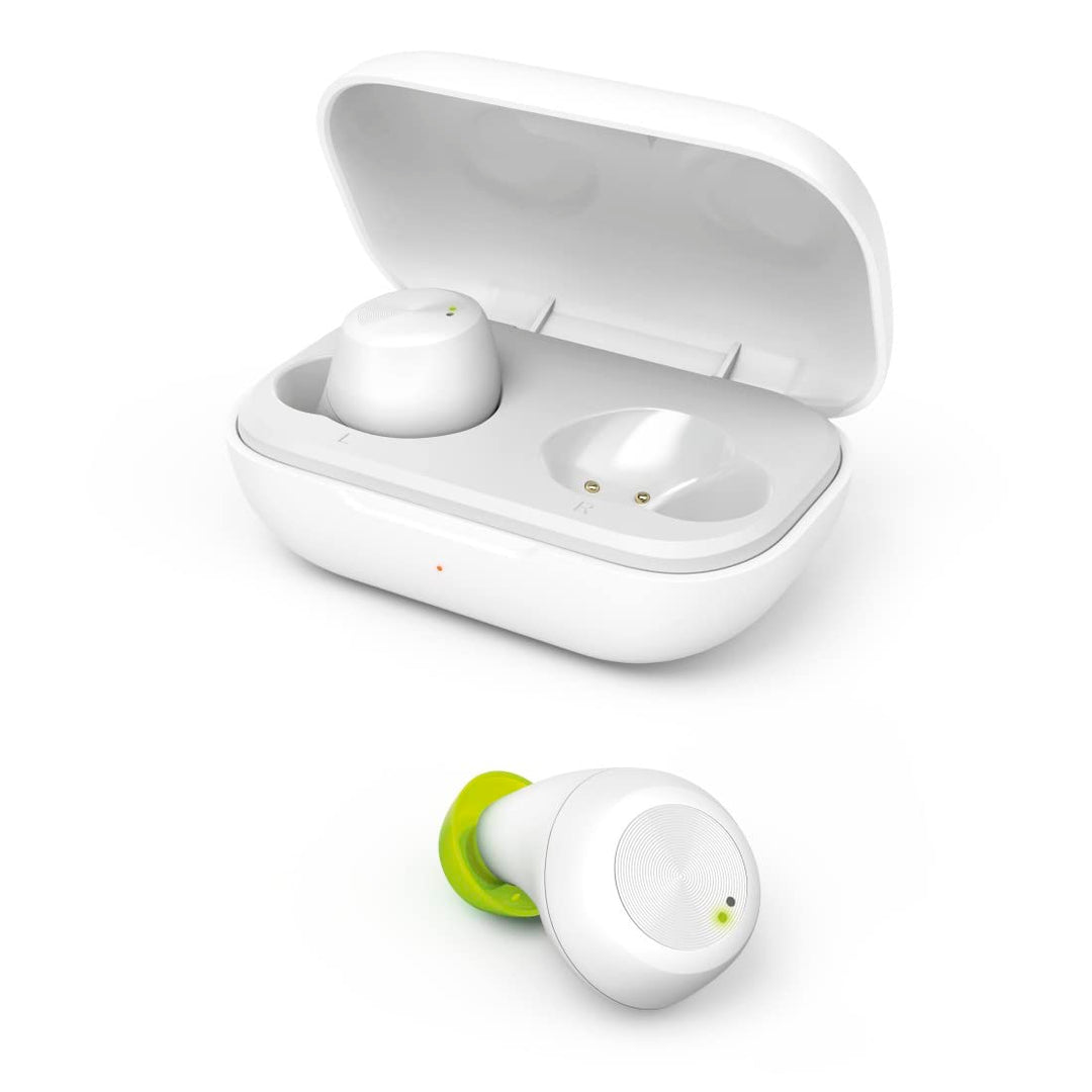 Hama Bluetooth Kopfhörer Spirit Chop IPX4 (True Wireless In Ear Kopfhörer weiss, Kopfhörer kabellos,