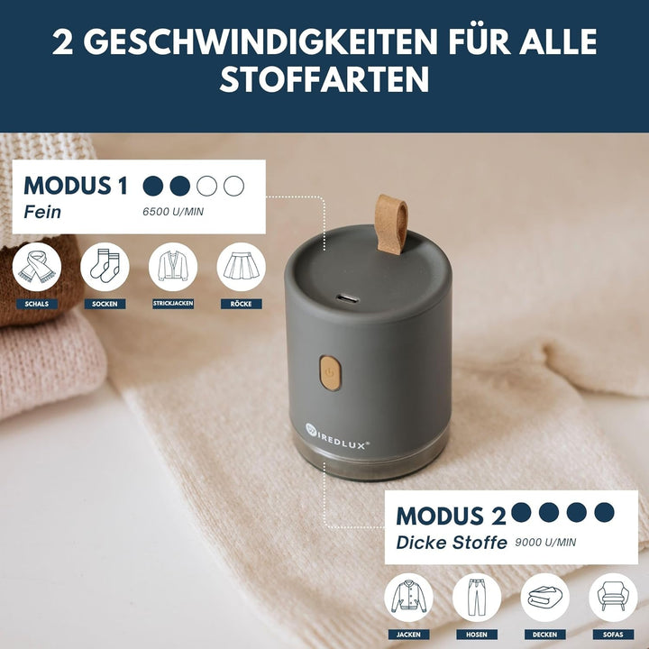 Fusselrasierer elektrisch – Fusselentferner & Entfussler für Kleidung, kompakt & tragbar – wiederauf