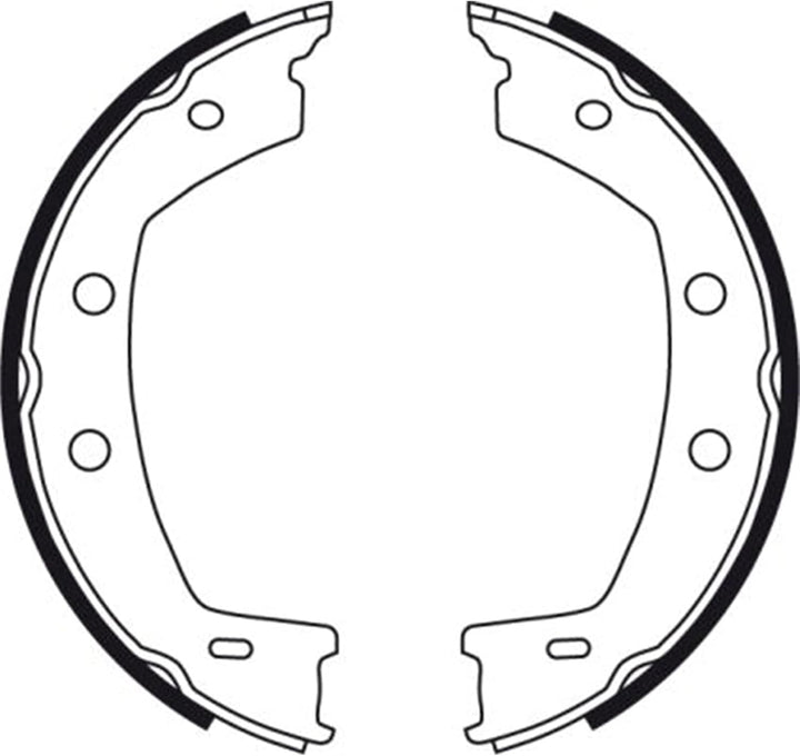 TRW GS8751 Bremsbackensatz, Feststellbremse