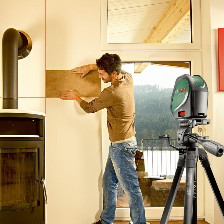 Bosch Premium-Stativ TT 150 (höhenverstellbar von 55-157 cm für schnelle und flexible Positionierung