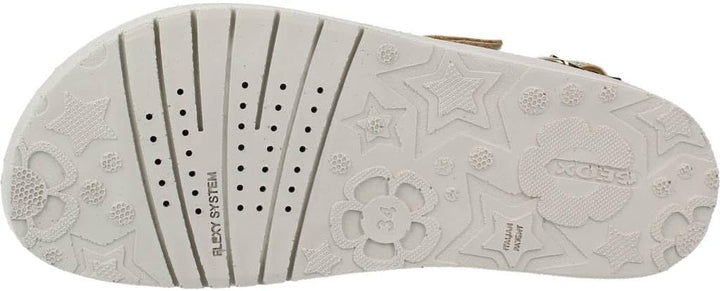 Geox Mädchen J Costarei Gi Sandals, Gold