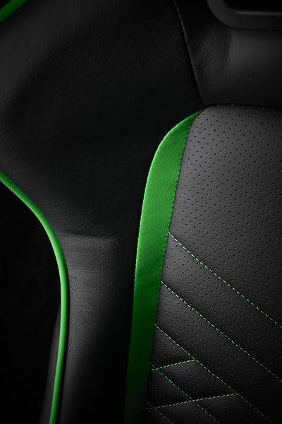 Razer TAROK PRO - Razer Edition Gaming Chair by Zen Gaming Stuhl, Schwarz/Grün, RZ.CD.TK.03.RT, 70 x