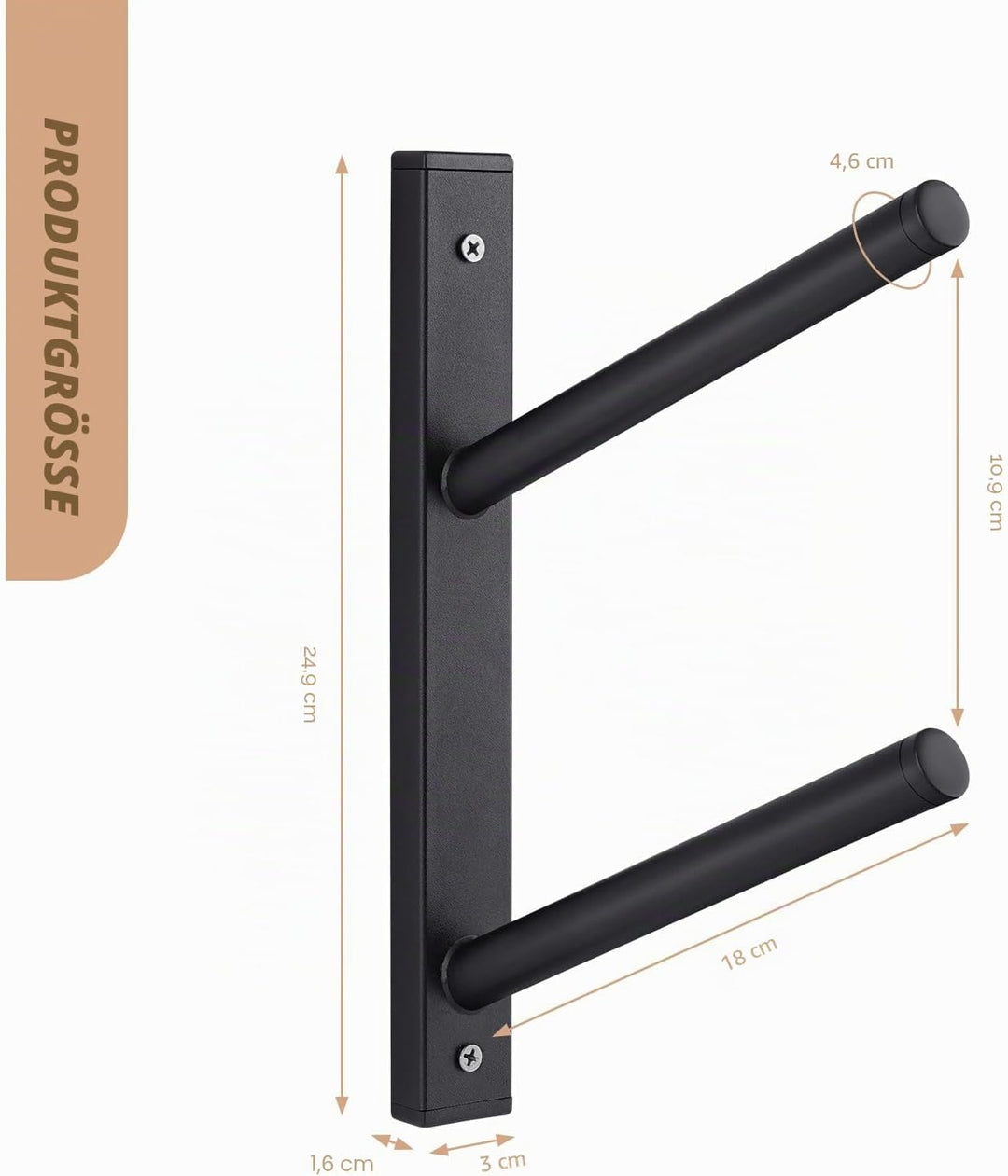 Bijun Wandhalterung für Skateboards, Wandaufsteller für Snowboard, Wandhalter für Ski, Horizontal, W