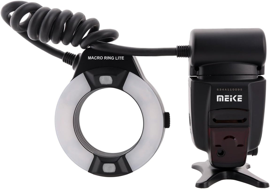 Khalia-Foto Meike MK-14EXT Makro E-TTL Ringblitz für Canon mit LED Hilfslicht