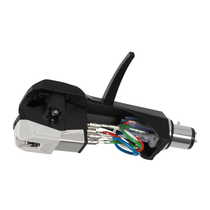 Audio Technica AT-VM95SP/H 78 U/min Headshell/Dual Moving Magnet Cartridate Combo Kit (schwarz/grau)