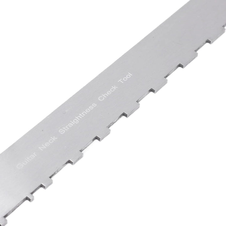Gitarrengitarrenwerkzeug Eujgoov Aluminium Straight Edge Gitarrenhals Gekerbt Lineal Bund Rocker für