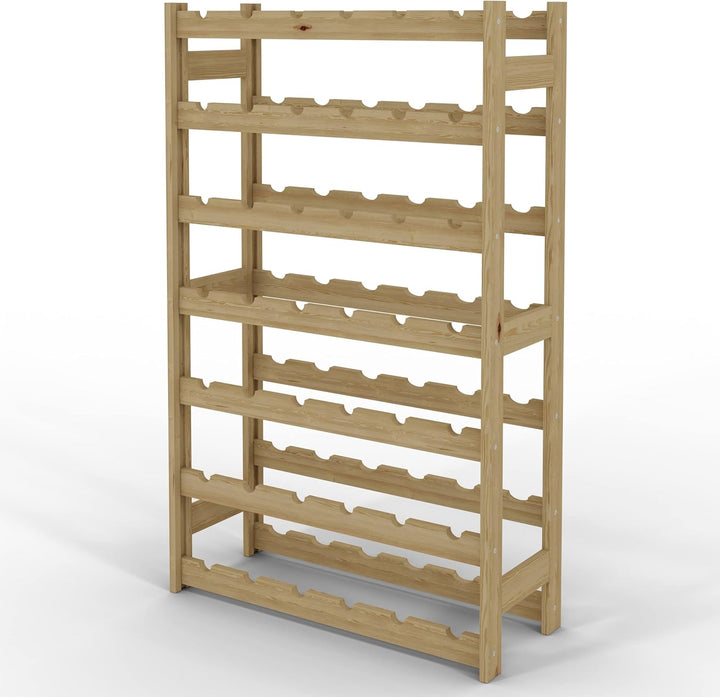 Lenmar, Weinregal aus Holz für Flaschen, Natur, RW-1, Wein, Flaschenregal, Kellerregal, Regale, Flas