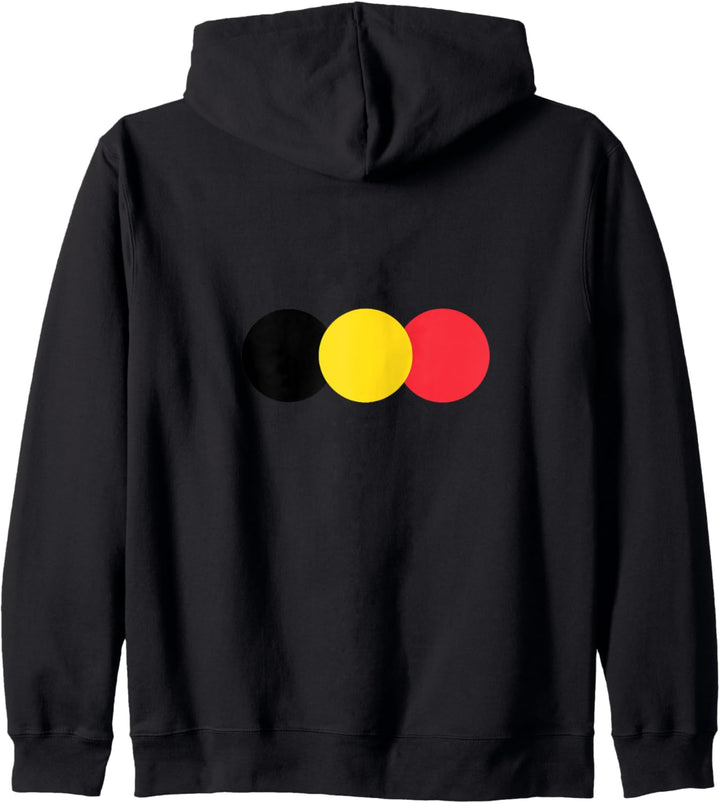 Flagge Belgien Kapuzenjacke