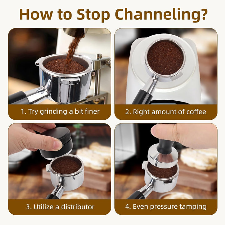 Philorn Bottomless Portafilter 54 mm ，Compatible with Breville BES870/BES875/BES878/ BES880/EC680 /