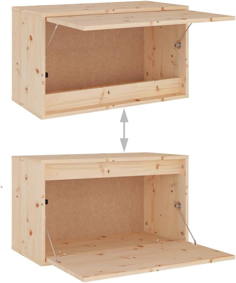 WIFESE 60x30x35 cm Wandschrank TV Schrank Hängeschrank Nachttische TV Board Hängende Nachtkommode fü