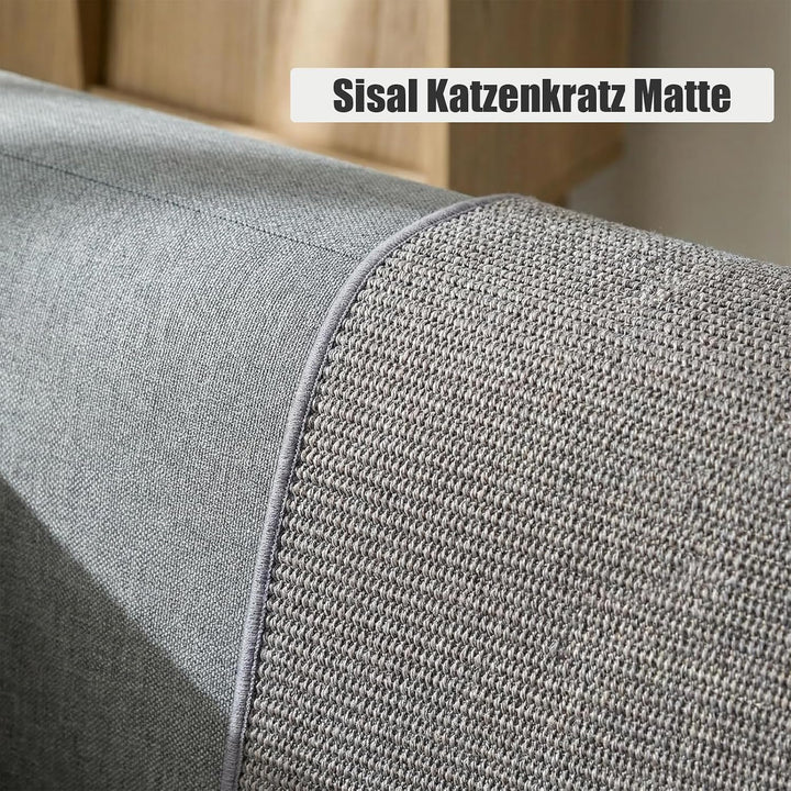 1 Stück Kratzmatte Katze 40x100CM Kratzbretter Natürliche Sisal Kratzmatte Katzenkratzmatte Kratzsch