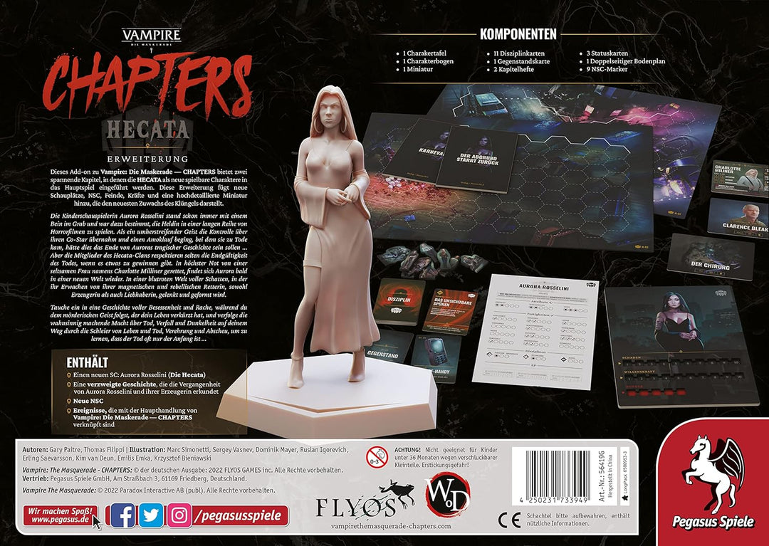 Pegasus Spiele 56419G Vampire: Die Maskerade – Chapters: Hecata [Erweiterung]