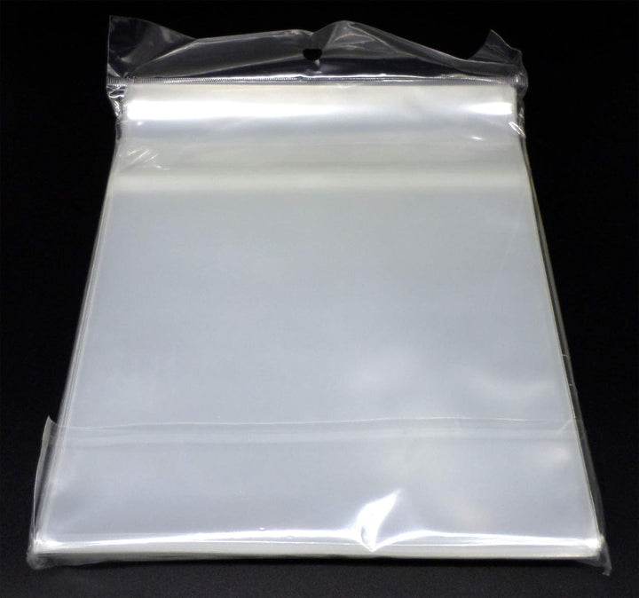 docsmagic.de 100 Resealable Outer Bags for 12" 33rpm Vinyl Records Clear 3 Mil - Schallplatten Hülle