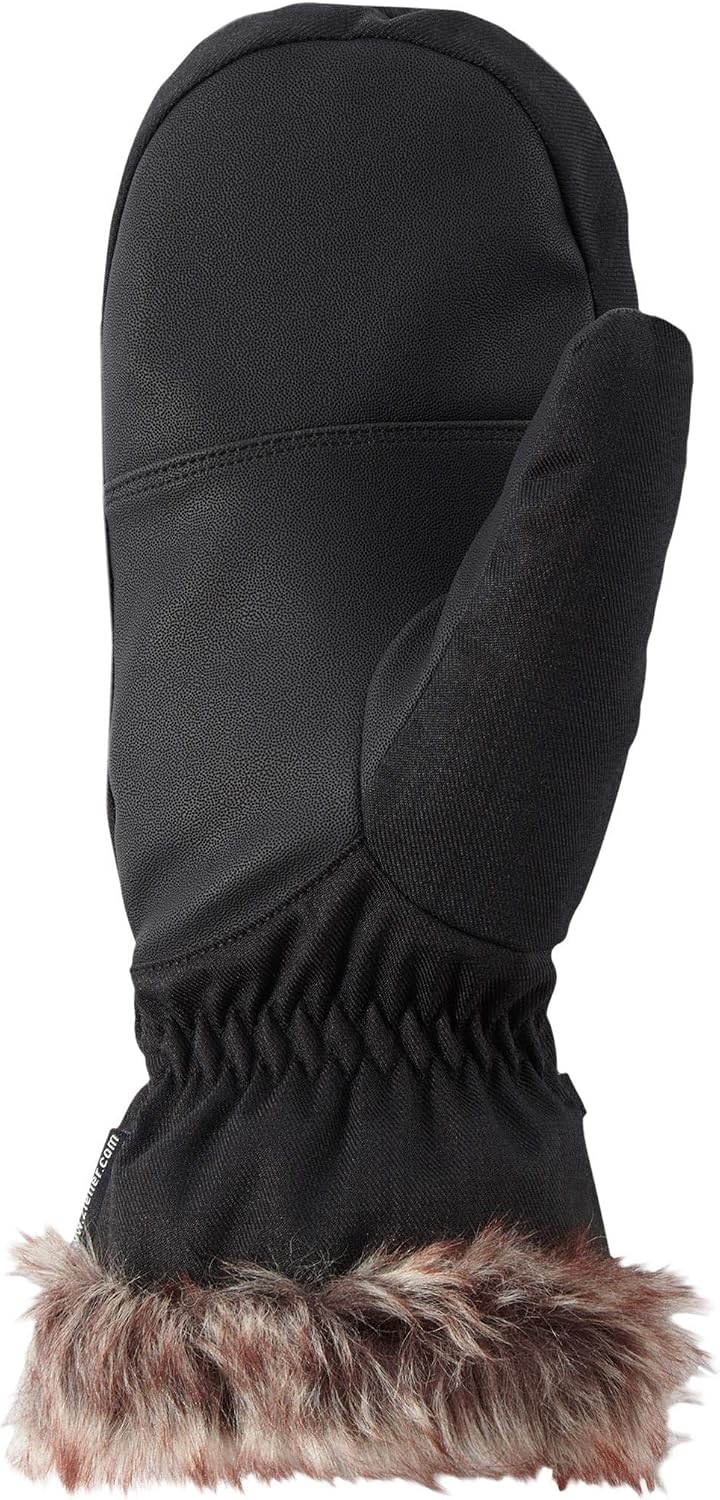 Ziener Damen KEM Mitten Lady Glove Ski-Handschuhe/Wintersport | Warm, Atmungsaktiv 6 black-stru, 6 b