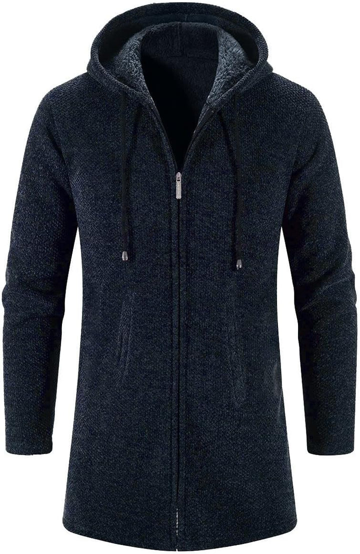 tsaChick Outdoor Jacken FüR Damen Lang Strickjacke für Herren Moderne Mode Herbst lang lässig solide