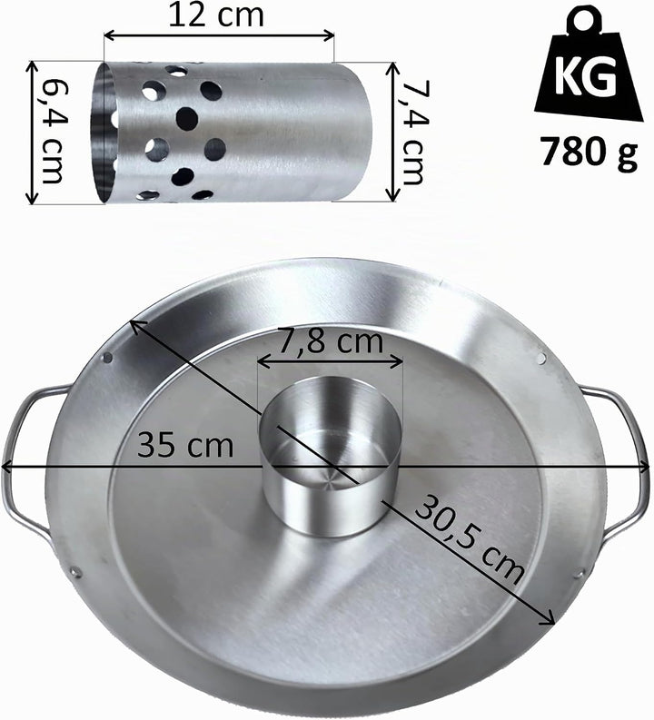 Hähnchenbräter für Backofen &amp; Grill aus Edelstahl, Hähnchenhalter für Ofen, Bierdose Hähnchengriller