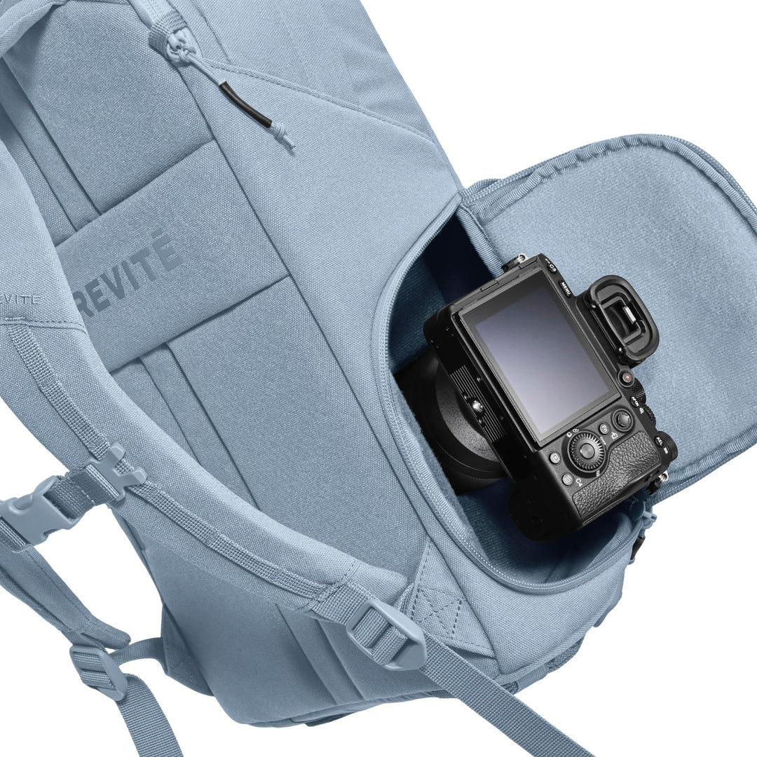 BREVITE Unisex The Jumper Photo Backpack Rucksack (1er Pack) 18L Blau, 18L Blau
