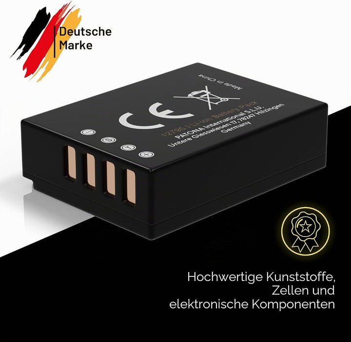 PATONA V1 Protect 2X Akku NP-W126s (1140 mAh) inkl. NTC-Sensor und V1 Gehäuse - mit PD Performance U