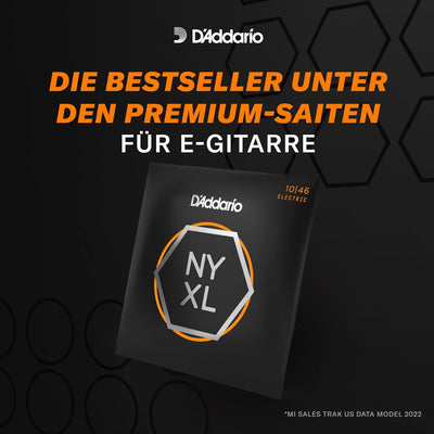 D'Addario E Gitarren Saiten | Gitarrensaiten E Gitarre | Premium Saiten E-Gitarre | DER BELIEBTESTEN