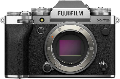 Fujifilm X-T5 Silber + FUJINON XF16-80mmF4 R OIS WR Objektiv Kit, 4547410486544 Silber XF16-80mmF4 R