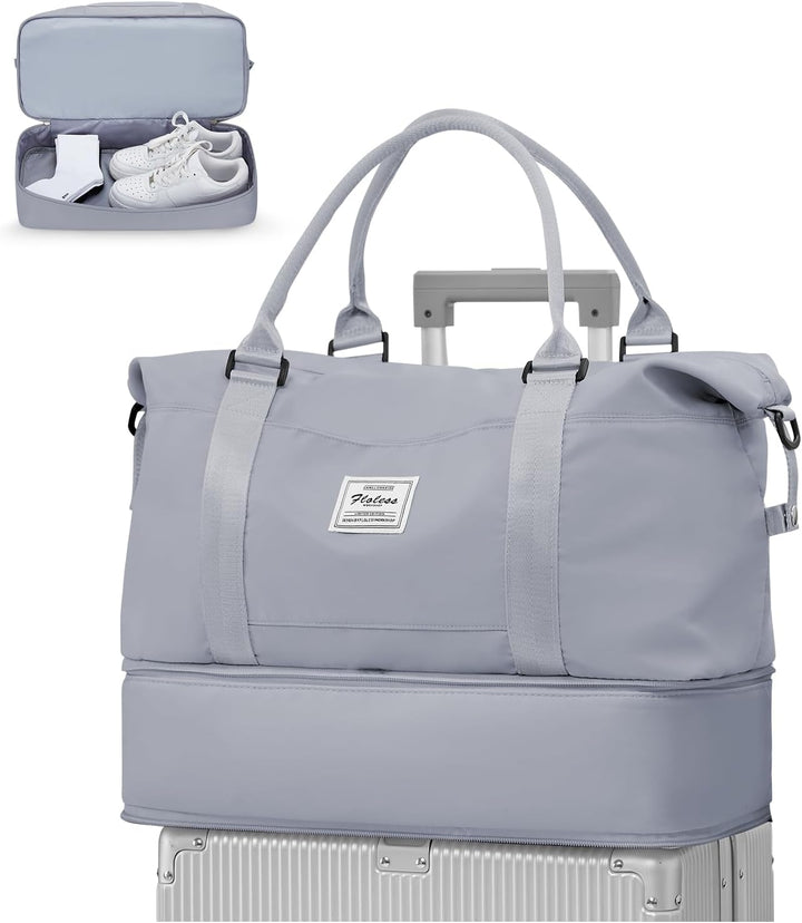 WEPLAN Reisetasche Damen Handgepäck Tasche Ryanair 40x20x25 für Flugzeug Airlines Sporttasche Reiset