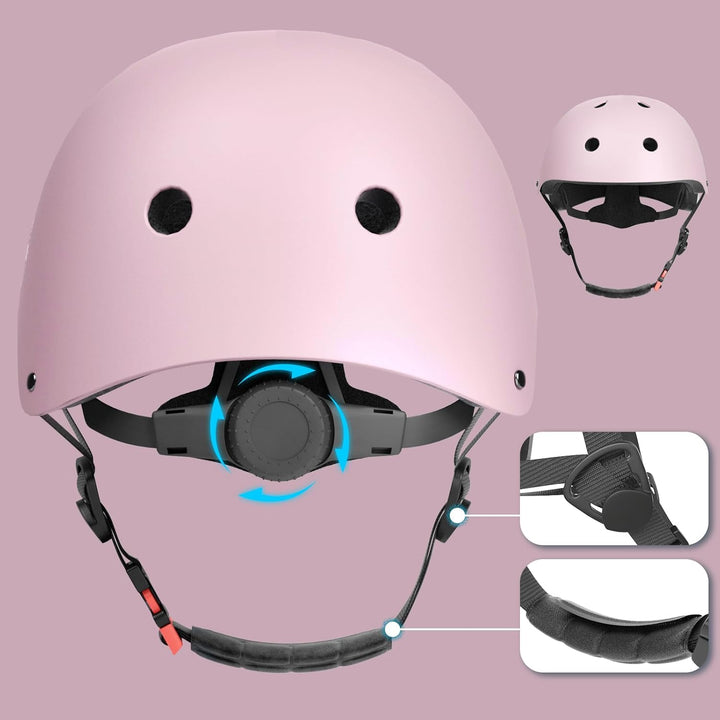XJD Fahrradhelm für Kinder, Verstellbare Kinderhelm Skaterhelm Kinder Helm für Fahrrad Skateboard Sc