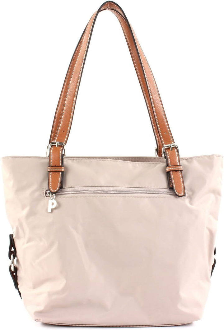 Picard Damen Shopper SONJA aus Nylon Mittel | mit Reissverschluss | Shopper | Alltag, Ausgehen Perle