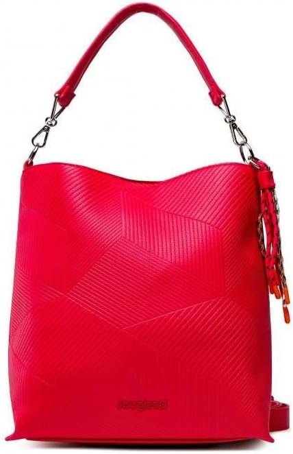 Desigual Damen Bols_rapsodia Butan Umhängetasche, Einheitsgrösse Rot, Rot