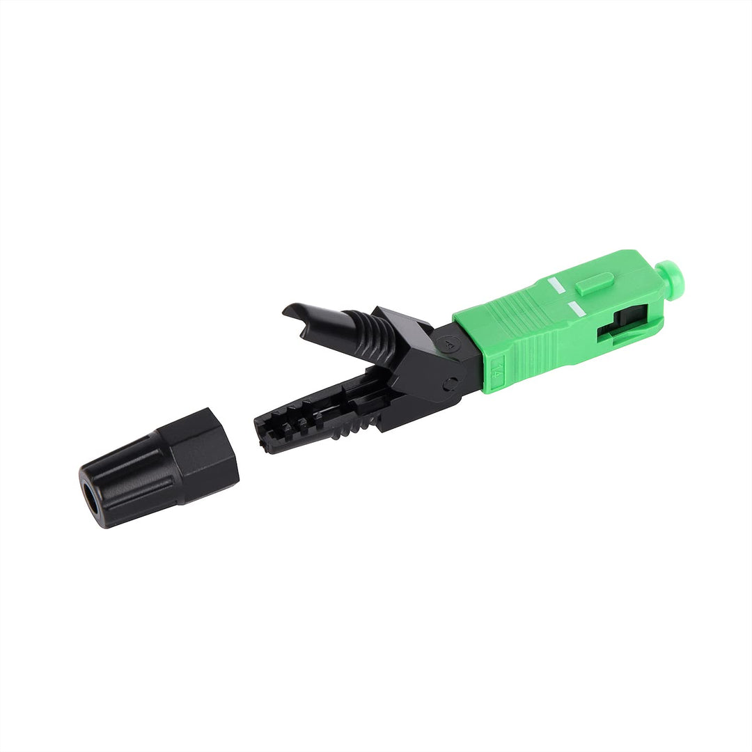 10 Stück SC APC Faser Optic Fast Connector Faser Quick Connector