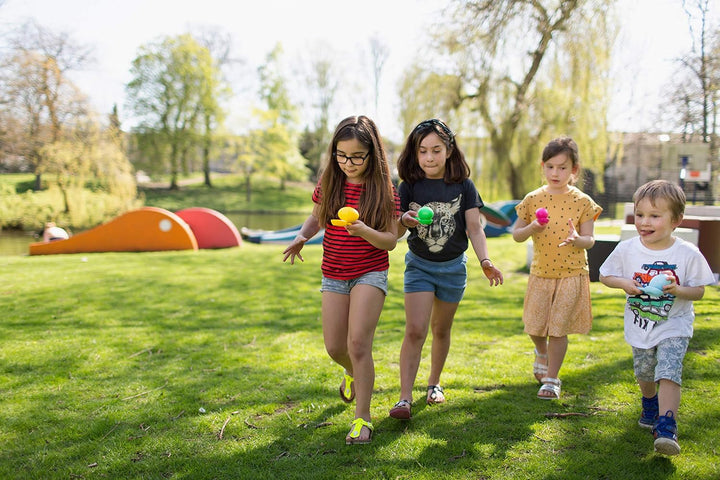 Eier Löffel Laufen - Gartenspiele für Kinder - Bewegungsspiele - Spiele für Draussen
