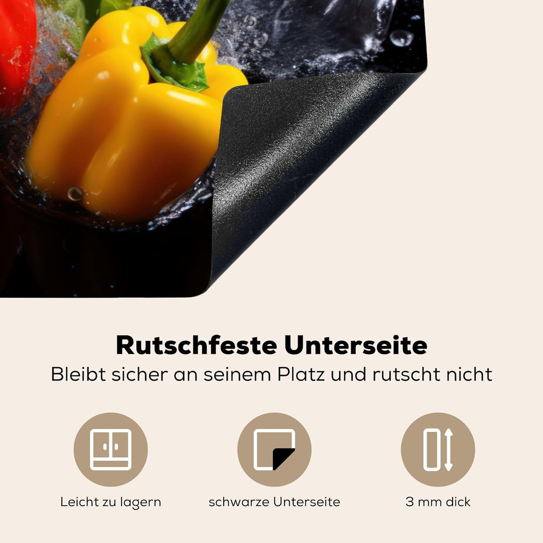 Herdabdeckplatte Einteilig Herdabdeckung Abdeckplatte für Ceranfeld Abdeckung Induktionskochfeld Auf