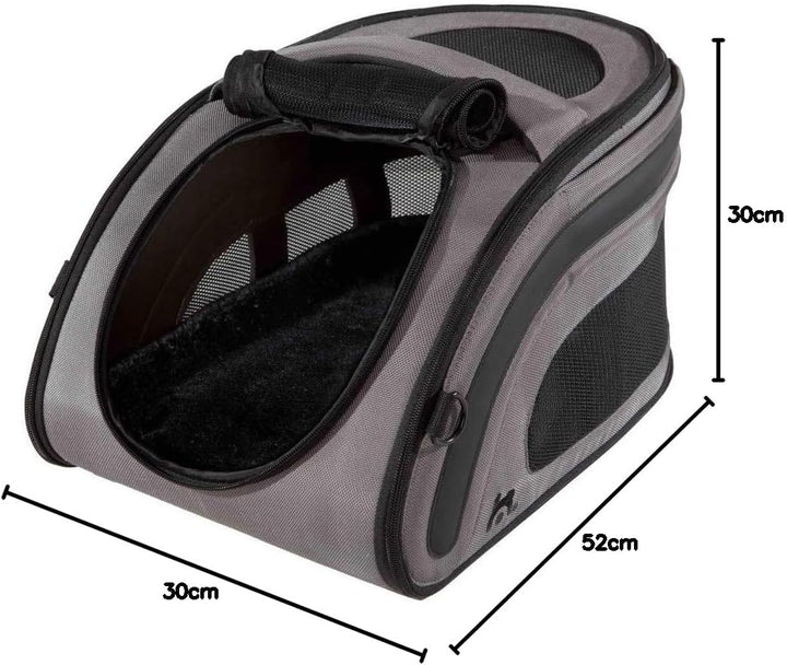 Maelson Transportbox, Snuggle Kennel,SN 7152, anthrazit - 52 x 30 x 30 cm grau 52 x 30 x 30 cm, grau