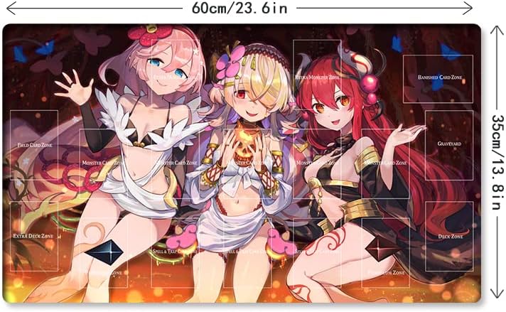 Mlikemat ZD014-096-A Spielmatte Traptrix Allomerus &amp; Traptrix Rafflesia TCG CCG OCG Sammelkartenspie