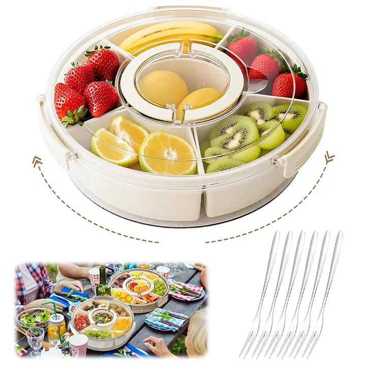 Camping Geschirr Set,Plastikgeschirr mit Edelstahl Campingbesteck,Unzerbrechliches Geschirr Set,Leic