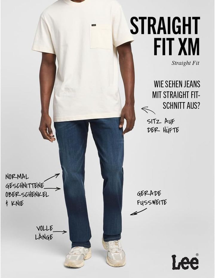 Lee Herren Straight Fit Xm Extreme Motion Jeans 30W / 30L Trip, 30W / 30L Trip