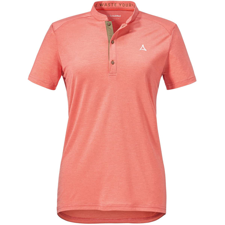Schöffel Damen Rim Polohemd, 40 Georgia Peach