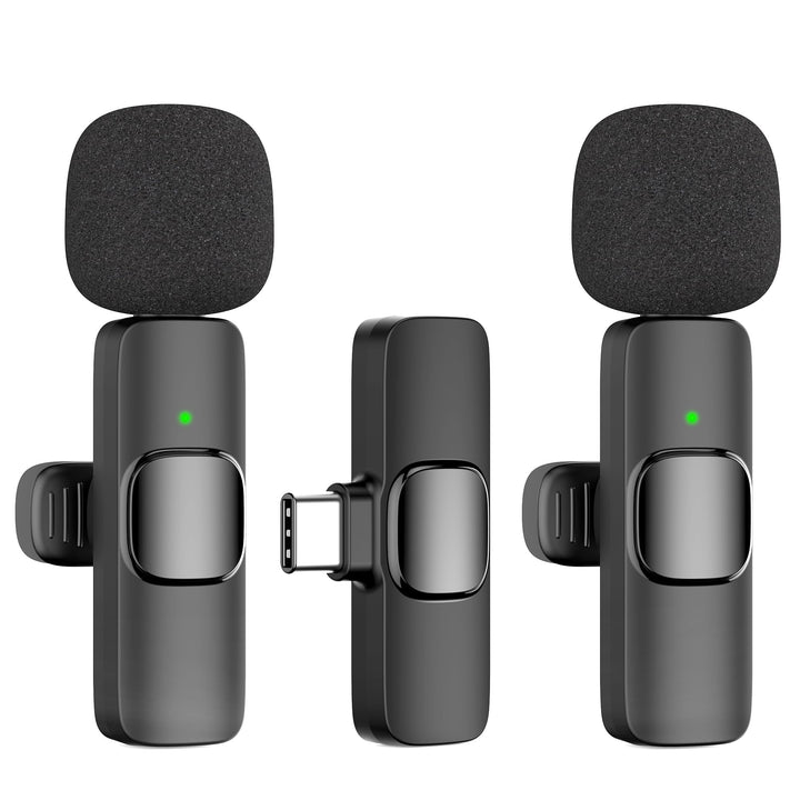 oraolo Kabelloses Lavalier Mikrofon für Android, 360° Omnidirektionales HD-Mikrofon mit Hoher Empfin