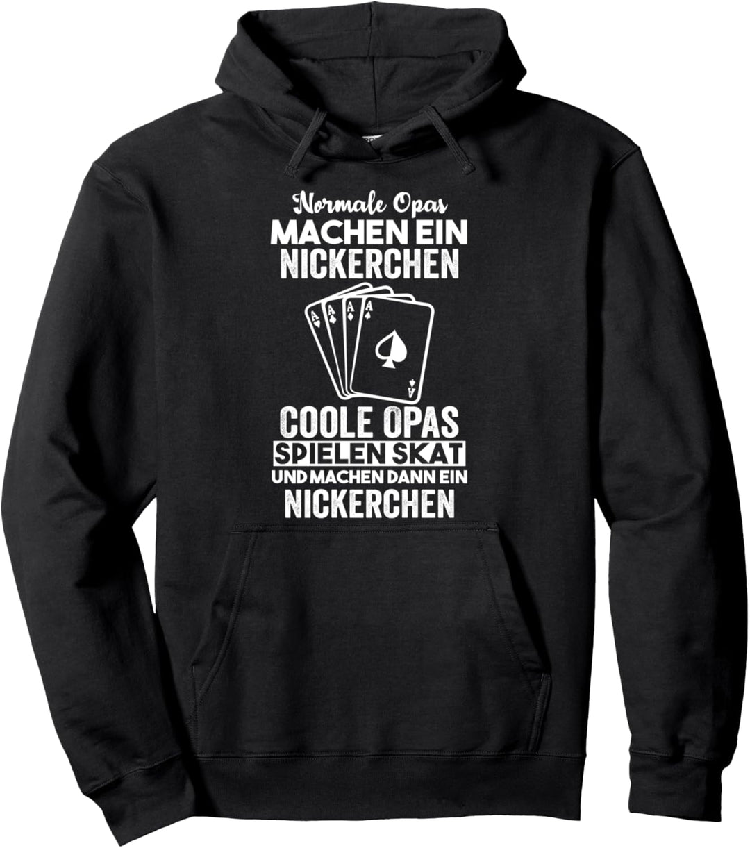 Skat Opa Skatspiel Pullover Hoodie