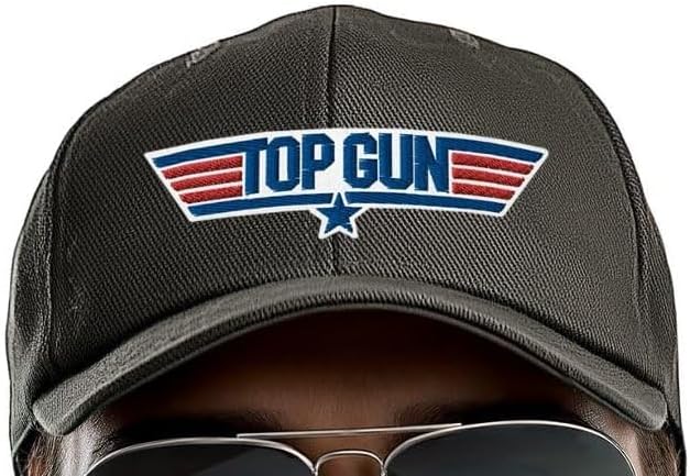 Maskworld Top Gun Accessoire-Set mit Mütze, Fliegerbrille & Dog Tag - Kostüm-Zubehör Kampfpilot für