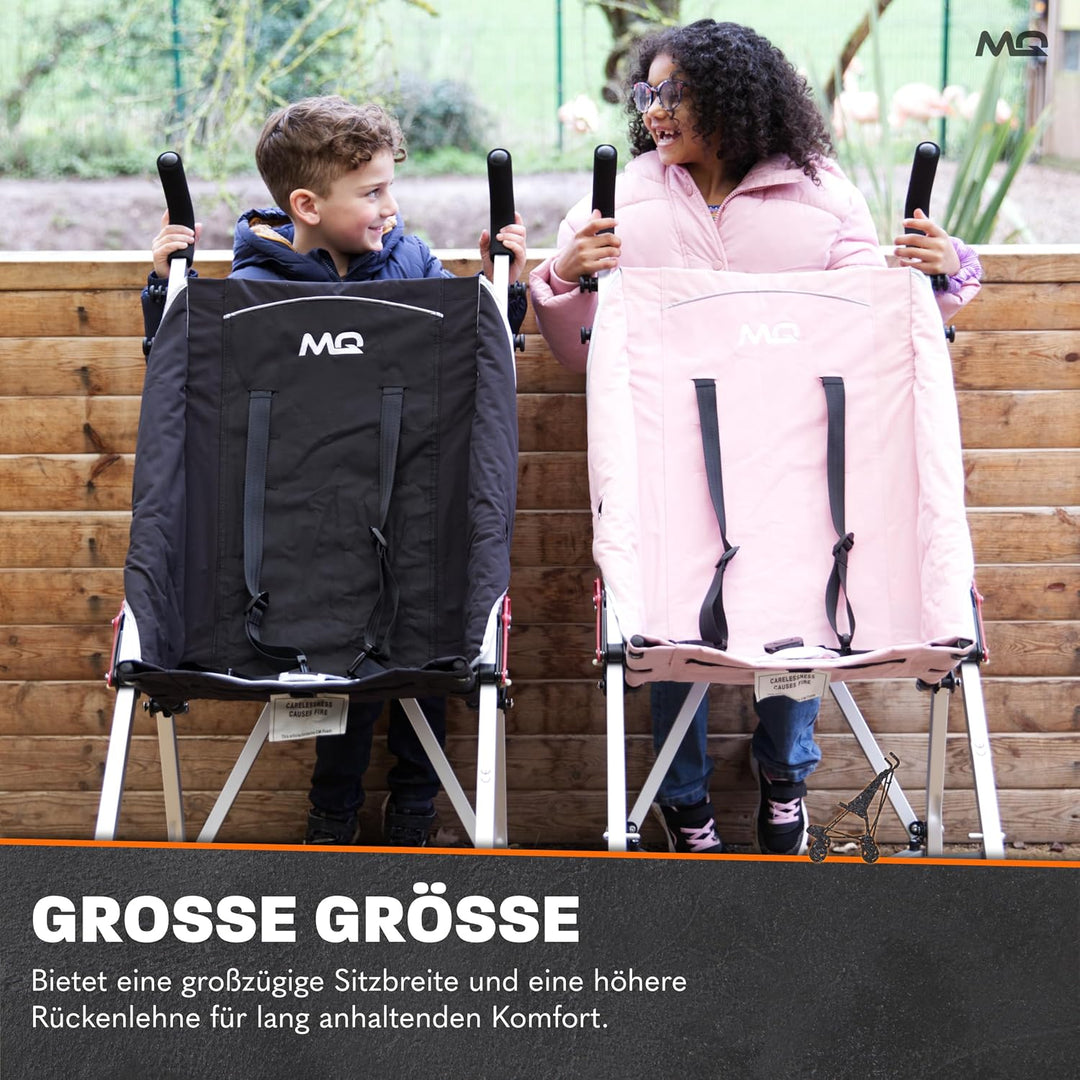 MobiQuip XL Kinderwagen für Kinder mit besonderen Bedürfnissen, Rollstuhl für ältere Kinder, einfach