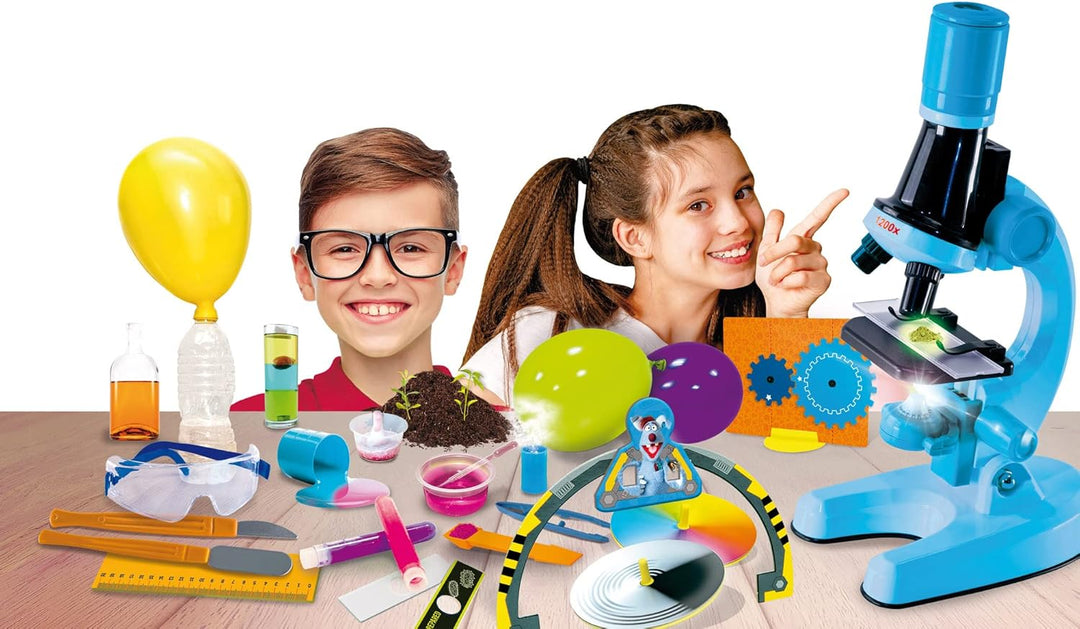 WOOZLE GOOZLE Das Super Forschungslabor (Experimentierkasten): 2 in 1: Grosser Experimentierkasten +